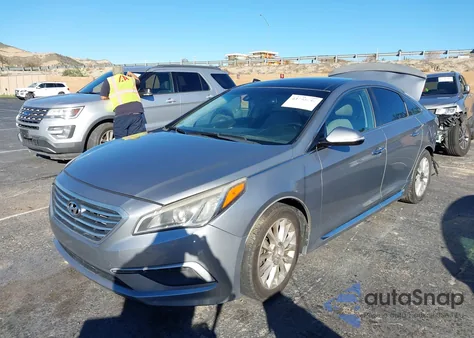 2015 Hyundai Sonata Limited from USA, damaged, VIN 5NPE34AFXFH103025